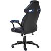 Scaun Gaming Inaza Cobra, Negru/Albastru