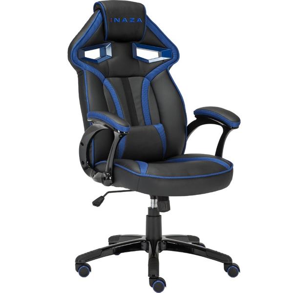 Scaun Gaming Inaza Cobra, Negru/Albastru