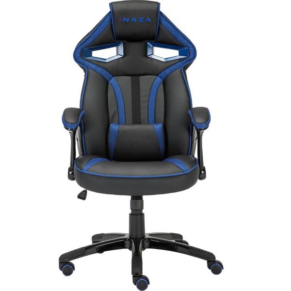 Scaun Gaming Inaza Cobra, Negru/Albastru