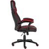 Scaun Gaming Inaza Cobra, Negru/Rosu