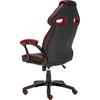 Scaun Gaming Inaza Cobra, Negru/Rosu