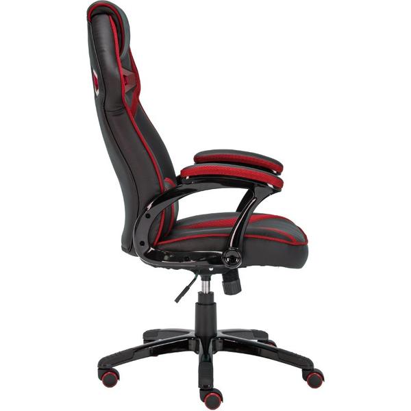 Scaun Gaming Inaza Cobra, Negru/Rosu