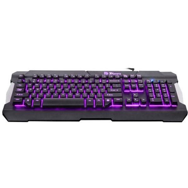 Kit Tastatura si Mouse Thermaltake Tt eSPORTS Commander Combo Multi Light, USB, Negru