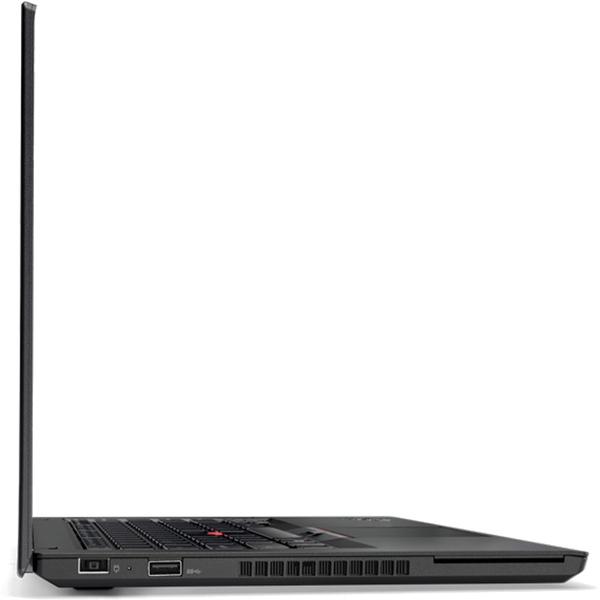 Laptop Lenovo ThinkPad T470p, 14.0'' WQHD, Core i7-7700HQ 2.8GHz, 16GB DDR4, 512GB SSD, GeForce 940MX 2GB, 4G LTE, Win 10 Pro 64bit, Negru