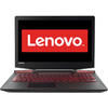 Laptop Lenovo Legion Y720-15IKB, 15.6'' FHD, Core i7-7700HQ 2.8GHz, 16GB DDR4, 1TB HDD + 512GB SSD, GeForce GTX 1060 6GB, Win 10 Home 64bit, Negru