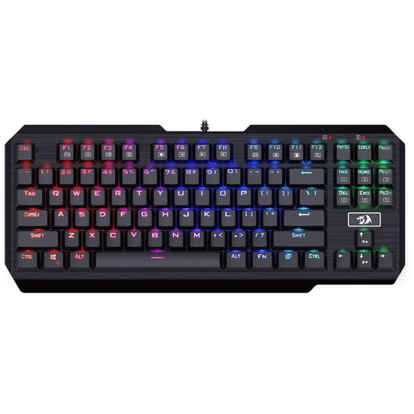 Tastatura Redragon Usas RGB, USB, Layout US, Negru