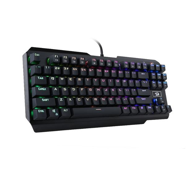 Tastatura Redragon Usas RGB, USB, Layout US, Negru