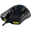 Mouse Corsair GLAIVE RGB, USB, Optic, 16000dpi, Negru