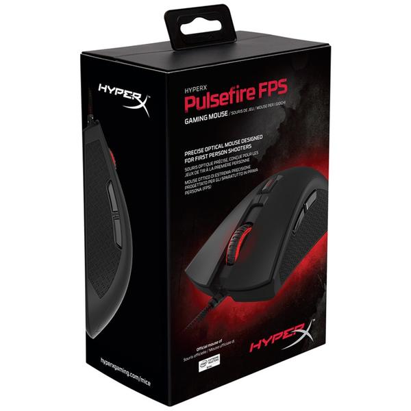 Mouse Kingston HyperX Pulsefire FPS, USB, Optic, 3200dpi, Negru