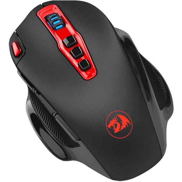 Mouse gaming Redragon Shark, Wireless, USB, Optic, 14400dpi, Negru