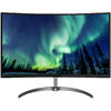 Monitor LED Philips 278E8QJAB/00, 27.0'' Full HD, 4ms, Ecran curbat, Negru