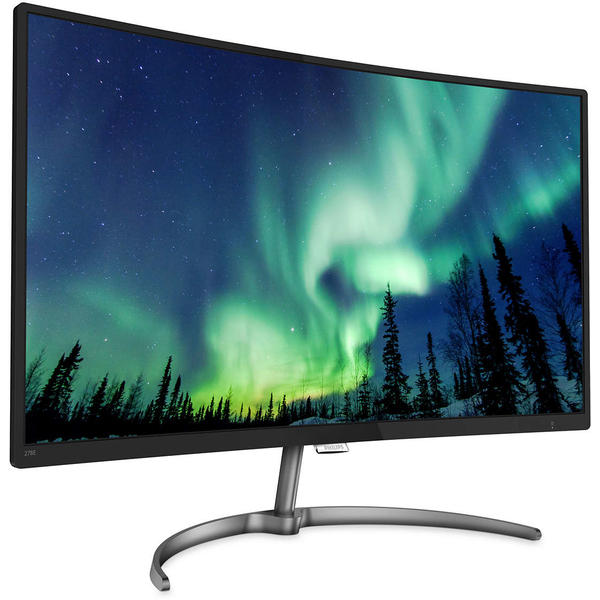 Monitor LED Philips 278E8QJAB/00, 27.0'' Full HD, 4ms, Ecran curbat, Negru