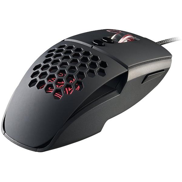 Mouse gaming Thermaltake Tt eSPORTS Ventus, USB, Laser, 5700dpi, Negru