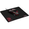 Mouse gaming Thermaltake Tt eSPORTS TALON X Gaming Gear Combo, USB, Optic, 3200dpi, Negru + Mousepad