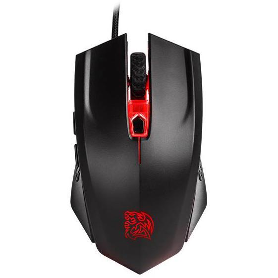 Mouse gaming Thermaltake Tt eSPORTS TALON X Gaming Gear Combo, USB, Optic, 3200dpi, Negru + Mousepad