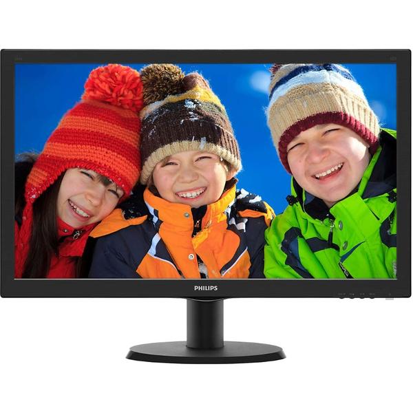 Monitor LED Philips 243V5LHSB5/00, 23.6'' Full HD, 1ms, Negru