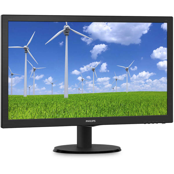 Monitor LED Philips 243S5LSB5/00, 23.6'' Full HD, 5ms, Negru