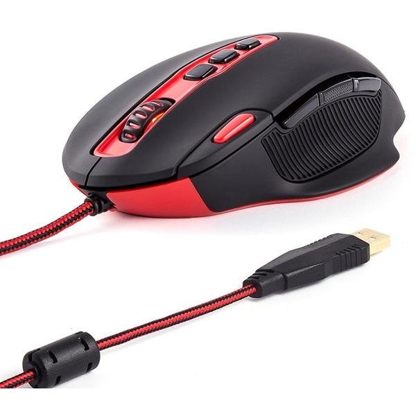 Mouse gaming Redragon Hydra + Archelon M, USB, Optic, 14400dpi, Negru/Rosu