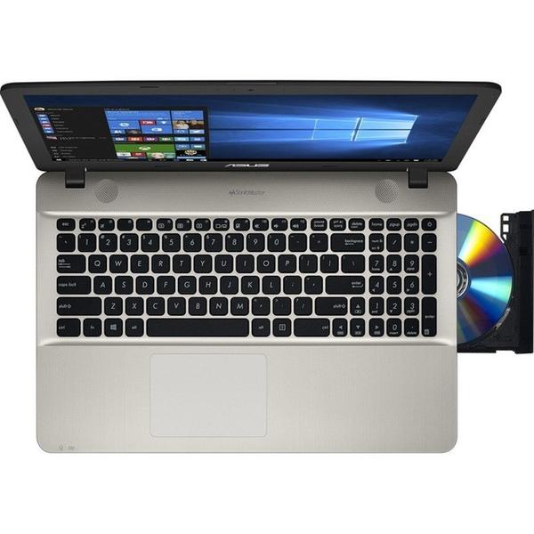 Laptop Asus VivoBook Max X541UJ-GO427, 15.6'' HD, Core i3-6006U 2.0GHz, 4GB DDR4, 500GB HDD, GeForce 920M 2GB, Endless OS, No ODD, Chocolate Black