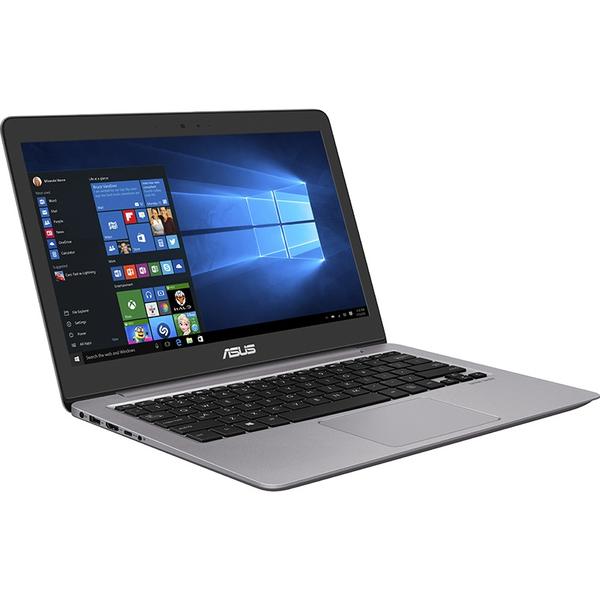 Laptop Asus ZenBook UX310UQ-FB351R, 13.3'' QHD+, Core i7-7500U 2.7GHz, 16GB DDR4, 1TB HDD + 256GB SSD, GeForce 940MX 2GB, Win 10 Pro 64bit, Gri