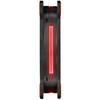 Ventilator PC Thermaltake Riing 12 High Static Pressure Red LED, 120mm, 3 Fan Pack