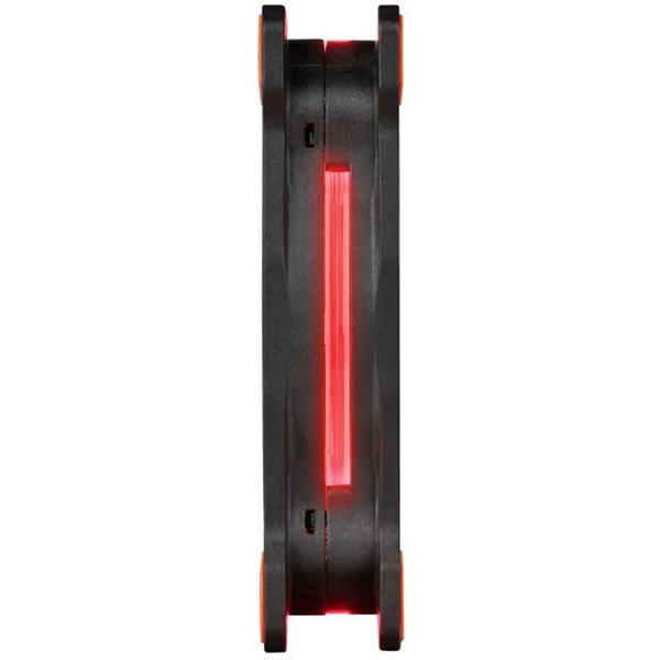 Ventilator PC Thermaltake Riing 12 High Static Pressure Red LED, 120mm, 3 Fan Pack