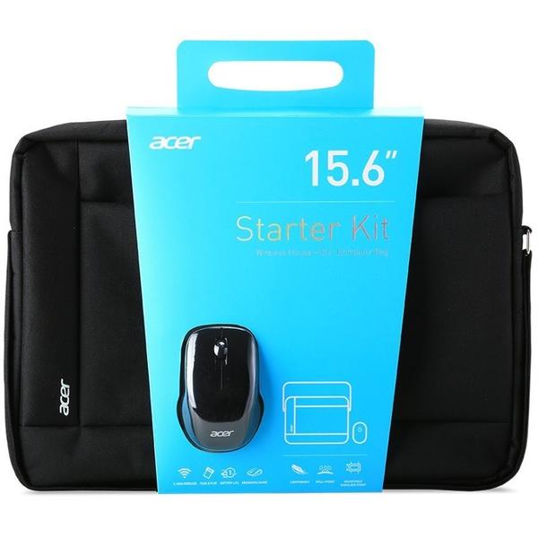 Geanta Notebook Acer Starter Kit, 15.6'', Negru + Mouse