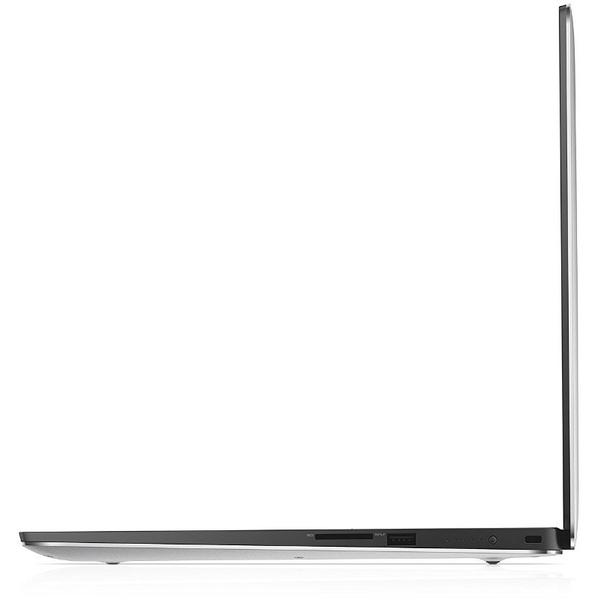 Laptop Dell XPS 15 9560, 15.6'' UHD Touch, Core i7-7700HQ 2.8GHz, 16GB DDR4, 512GB SSD, GeForce GTX 1050 4GB, FingerPrint Reader, Win 10 Pro 64bit, Argintiu