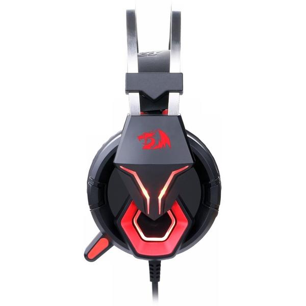 Casti gaming Redragon Ceto, Jack 3.5mm, Negru/Rosu