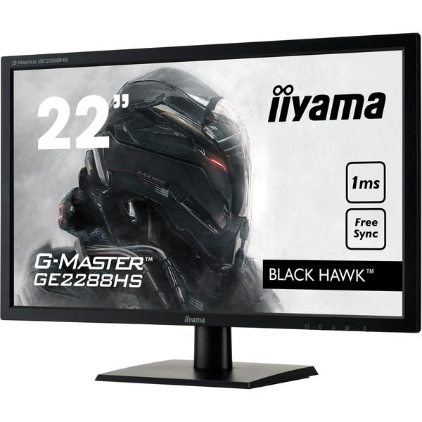 Monitor LED IIyama G-Master Black Hawk GE2288HS-B1, 21.5'' Full HD, 1ms, Negru