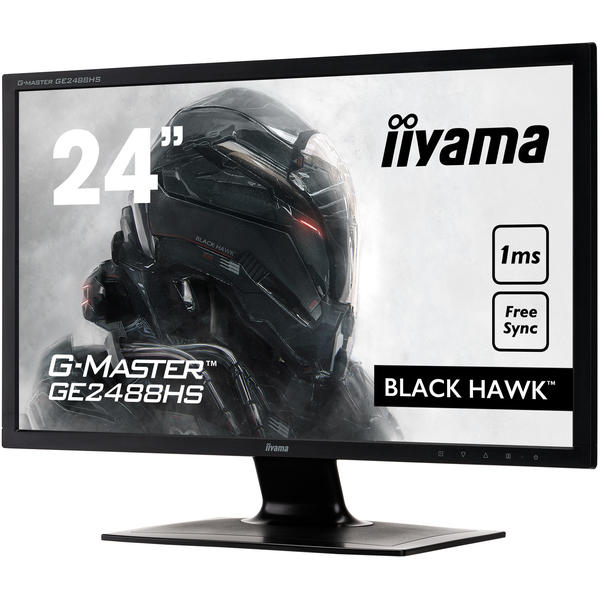 Monitor LED IIyama G-Master Black Hawk GE2488HS-B2, 24.0'' Full HD, 1ms, Negru