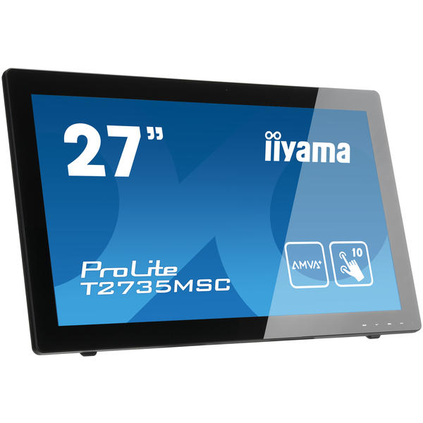 Monitor LED IIyama ProLite T2735MSC-B2, 27.0'' Full HD Touch, 5ms, Negru