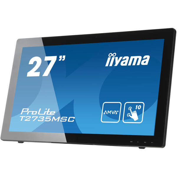 Monitor LED IIyama ProLite T2735MSC-B2, 27.0'' Full HD Touch, 5ms, Negru