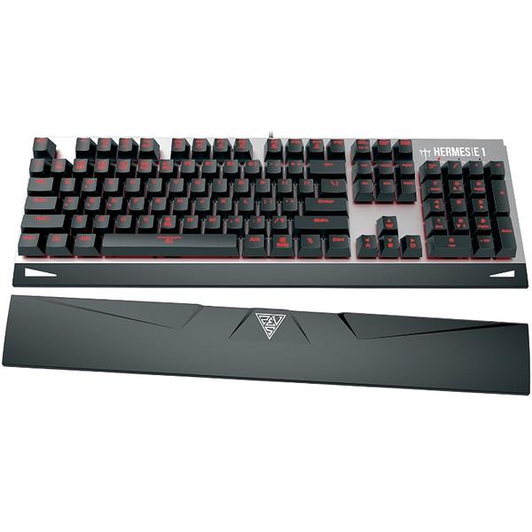 Kit Tastatura, Mouse si Mouse Pad Gamdias HERMES E1 COMBO, USB, Negru/Argintiu