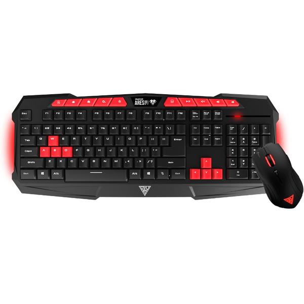 Kit Tastatura si Mouse Gamdias ARES V2 ESSENTIAL COMBO, USB, Negru