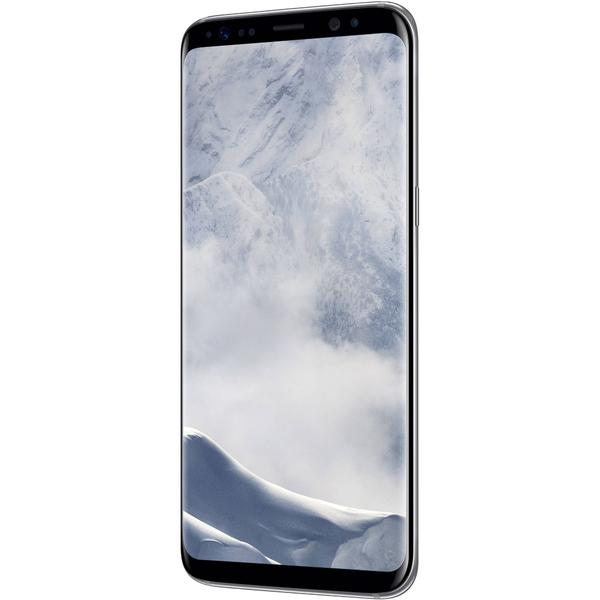 Smartphone Samsung Galaxy S8, Single SIM, 5.8'' Super AMOLED Multitouch, Octa Core 2.3GHz + 1.7GHz, 4GB RAM, 64GB, 12MP, 4G, Arctic Silver