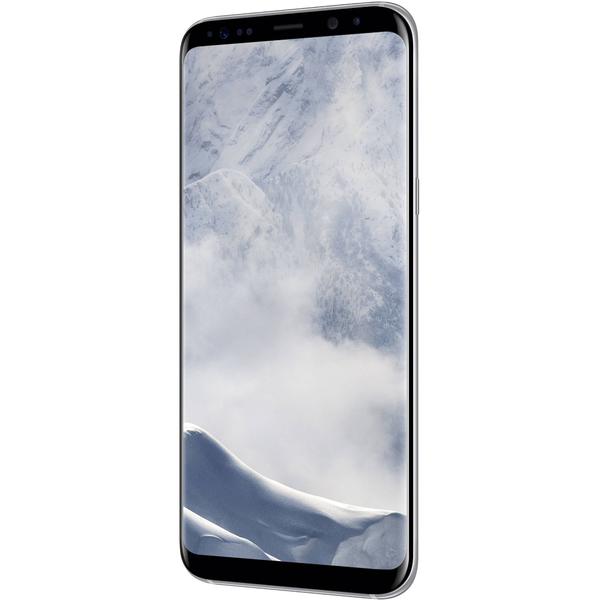 Smartphone Samsung Galaxy S8 Plus, Single SIM, 6.2'' Super AMOLED Multitouch, Octa Core 2.3GHz + 1.7GHz, 4GB RAM, 64GB, 12MP, 4G, Arctic Silver