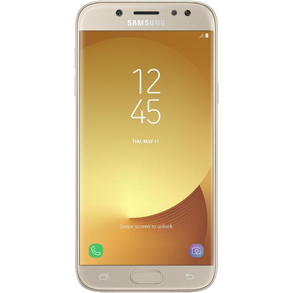 Smartphone Samsung Galaxy J5 (2017), Dual SIM, 5.2'' Super AMOLED Multitouch, Octa Core 1.6GHz, 2GB RAM, 16GB, 13MP, 4G, Gold