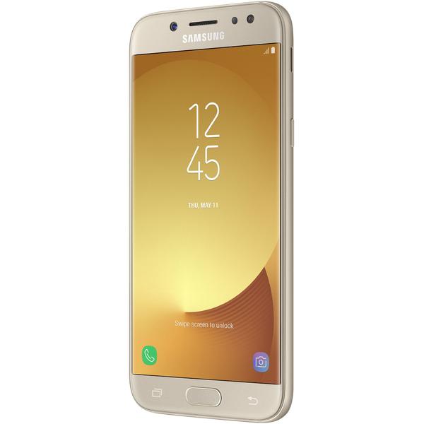 Smartphone Samsung Galaxy J5 (2017), Dual SIM, 5.2'' Super AMOLED Multitouch, Octa Core 1.6GHz, 2GB RAM, 16GB, 13MP, 4G, Gold