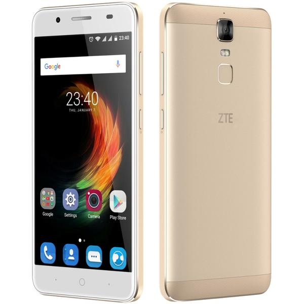 Smartphone ZTE Blade A610 Plus, Dual SIM, 5.5'' IPS LCD Multitouch, Octa Core 1.5GHz + 1.0GHz, 4GB RAM, 32GB, 13MP, 4G, Gold