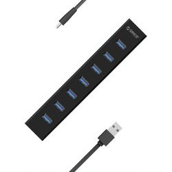 H7013-U3-AD, 7 x USB 3.0, Negru