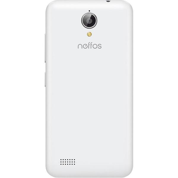 Smartphone TP-LINK Neffos Y50, Dual SIM, 4.5'' TFT Multitouch, Quad Core 1.1GHz, 1GB RAM, 8GB, 5MP, 4G, Pearl White