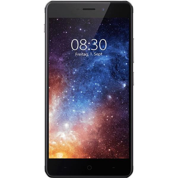 Smartphone TP-LINK Neffos X1, Dual SIM, 5.0'' IPS Multitouch, Octa Core 1.8GHz + 1.0GHz, 2GB RAM, 16GB, 13MP, 4G, Cloudy Grey