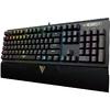 Tastatura gaming Gamdias HERMES P1 RGB, USB, Layout US, Negru