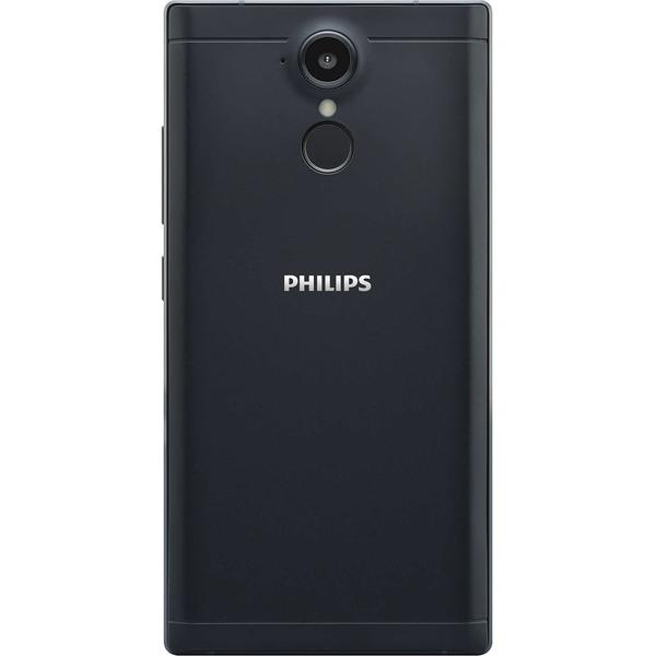 Smartphone Philips X586, Dual SIM, 5.0'' IPS Multitouch, Quad Core 1.3GHz, 2GB RAM, 16GB, 13MP, 4G, Black