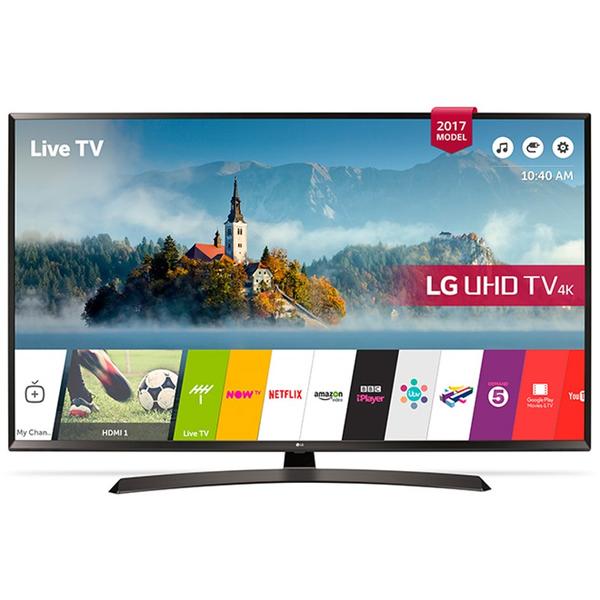 Televizor LED LG Smart TV 43UJ635V, 109cm, 4K UHD, Negru