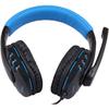 Casti gaming Somic G923 Blue, Jack 3.5mm, Negru/Albastru