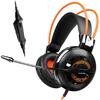 Casti gaming Somic G925 Black/Orange, Jack 3.5mm, Negru/Portocaliu