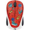 Mouse Logitech M238 - Doodle Collection - CHAMPION CORAL, Wireless, USB, Optic, 1000dpi, Multicolor