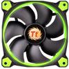 Ventilator PC Thermaltake Riing 12 High Static Pressure Green LED, 120mm, 3 Fan Pack